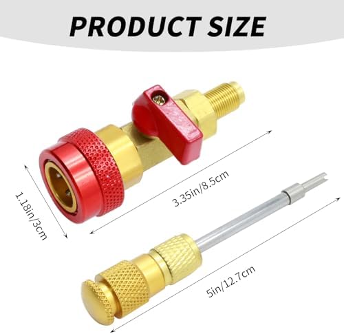 EATAKWARD R134a R1234yf R22 Valve Core Remover Installer Tool Kit - Image 5
