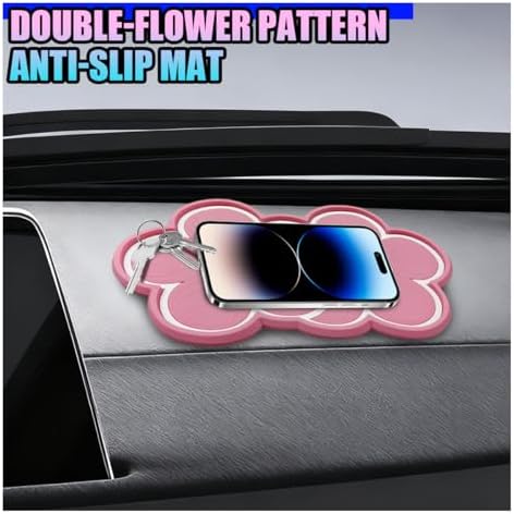 Car Dashboard Non Slip Mat, 10.23'' x 5.90'' PVC Washable Reusable Car Sticky - Image 3