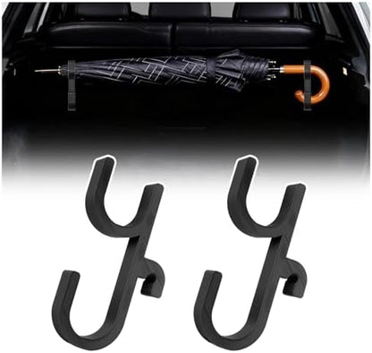 2PCS Double Car Umbrella Hook, Versatile Car Umbrella Holder as Cars Purse Hook by Unknown