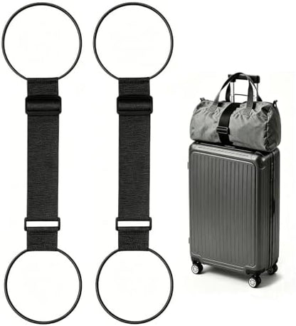Luggage Straps for Suitcases, Extended Adjustable Luggage Connector Straps by SpassLeben