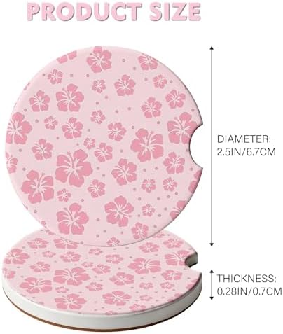 2 Pack Car Coasters for Cup Holders, Cute Car Accessories Interior - Image 4