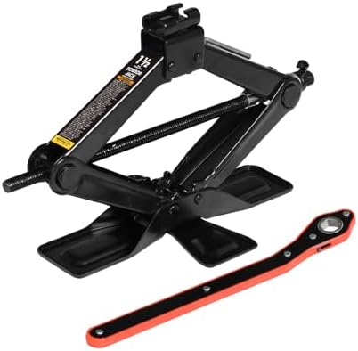Big RED AST10202SR Torin Wide Base Cross Car Scissor Jack: Steel Portable Quick by BIGRED