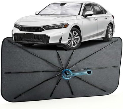 Car Windshield Sun Shade Umbrella by MakeLifeBetter