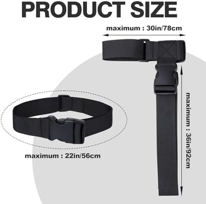 2 Pack Luggage Straps for Suitcases Adjustable Belt Luggage Connector Straps to - Image 2