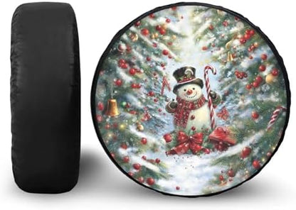 Spare Tire Cover PU Leather, Waterproof Dust-Proof Wheel Cover by YGFLPPV