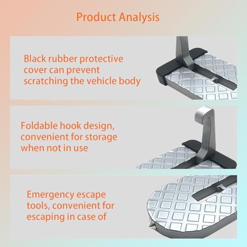 SUVs and Trucks Use Car Assisted Pedals, Foldable Non Slip Surface - Image 3
