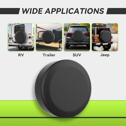RVMATE RV Spare Tire Cover, Fits 32" Diameter Tire - Image 6