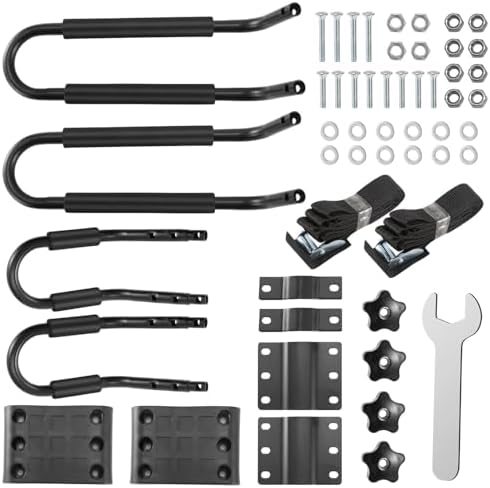 Kayak Roof Rack, 1 Pair Heavy-Duty Iron Universal J-Bar Carrier by Unknown