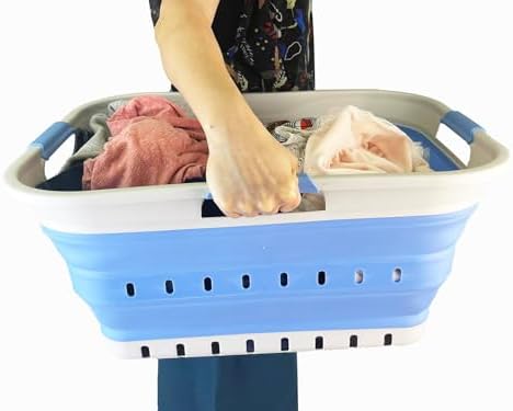 SAMMART 42L Collapsible Plastic Laundry Basket - Image 7