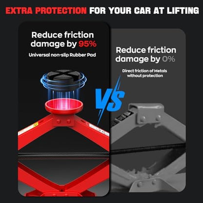 Scissor Jack for Car 2.5 Ton Car Jack Kit, Tire Changing kit - Image 4