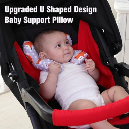 KAKIBLIN Baby Neck Pillows for Car Seat, Baby Head Support Pillow - Image 3