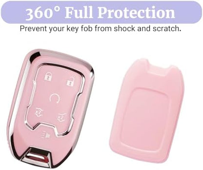 Joouheax for Chevy Soft TPU 6-Button Key Fob Cover, Soft TPU - Image 4