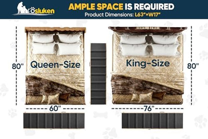 Dog Ramp for Bed with Rails, Dog Ramps for High Beds with Safety Side Railng - Image 6
