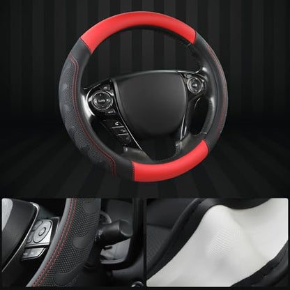 GIANT PANDA Microfiber Leather Steering Wheel Cover - Image 4