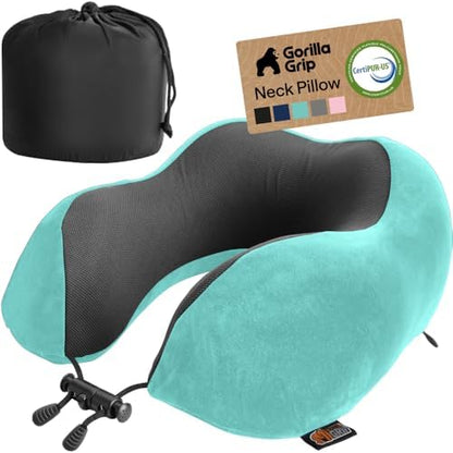 GORILLA GRIP Travel Neck Pillow by GorillaGrip