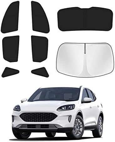 Canvcle Sunshades for 2020-2025 2026 Ford Escape Windshield Sun Shade Side Rear by Canvcle