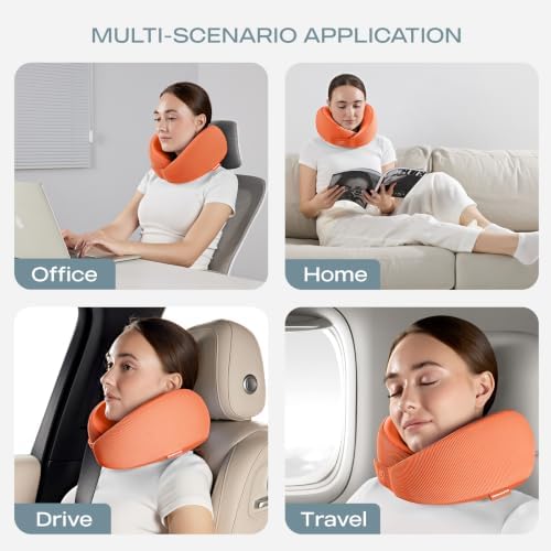 Skechers Memory Foam Neck Pillow, Comfortable & Breathable Travel Pillow - Image 6