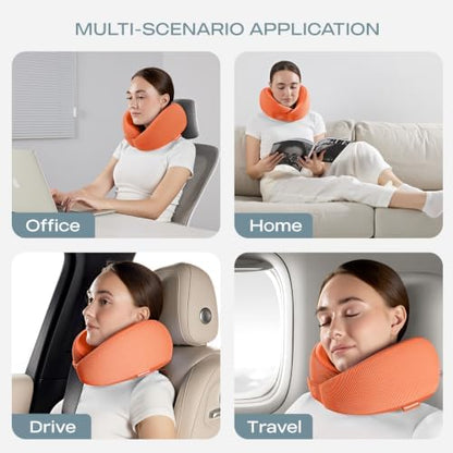 Skechers Memory Foam Neck Pillow, Comfortable & Breathable Travel Pillow - Image 6