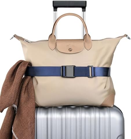 Travel Inspira Magnetic Quick Release Luggage Straps Blue by TravelInspira