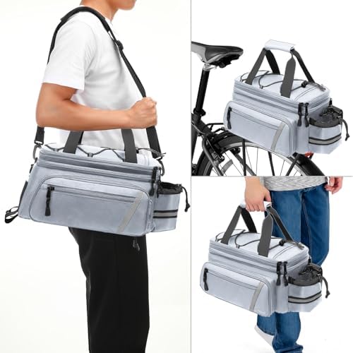 MOSISO Bike Rack Bag with Rain Cover, Bike Trunk Cooler Handag - Image 5