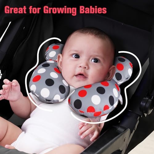 KAKIBLIN Baby Neck Pillow, Upgraded Baby Neck Pillows - Image 4