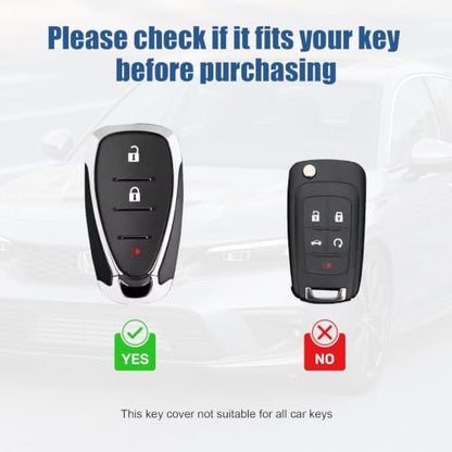for Chevy Key Fob Cover, 3 Buttons TPU Key Cover - Image 2