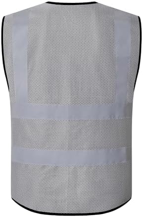 Reflective Safety Vest for Men Women Construction Vest ANSI Standard AP1 - Image 2