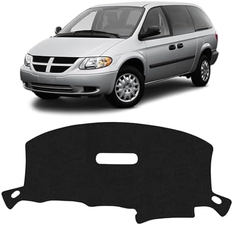 KUST Black Dash Cover for Dodge Caravan/Grand Caravan/Chrysler Town Country by KUST