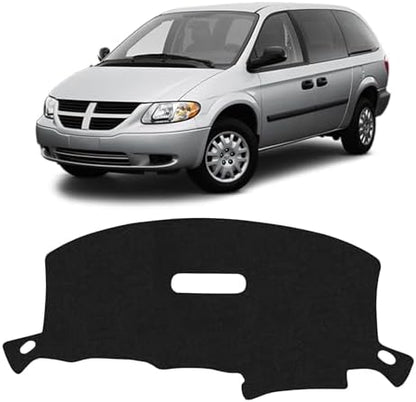KUST Black Dash Cover for Dodge Caravan/Grand Caravan/Chrysler Town Country by KUST