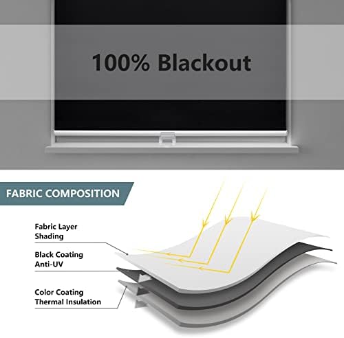 AOSKY Blackout Cordless Roller Shade - Image 4