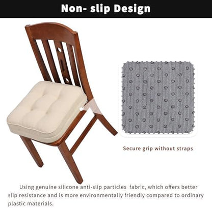 GOFORIT Tufted Shredded Memory Foam Chair Pads，Kitchen Chair Cushions - Image 5