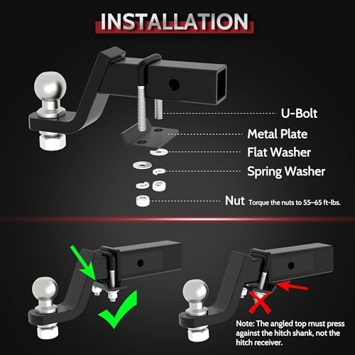 2 in Hitch Tightener, Anti Rattle Hitch Clamp Hitch Noise Reducer - Image 4