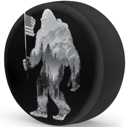 Bigfoot American Spare Tire Cover Dust-Proof Wheel Protector - Image 2
