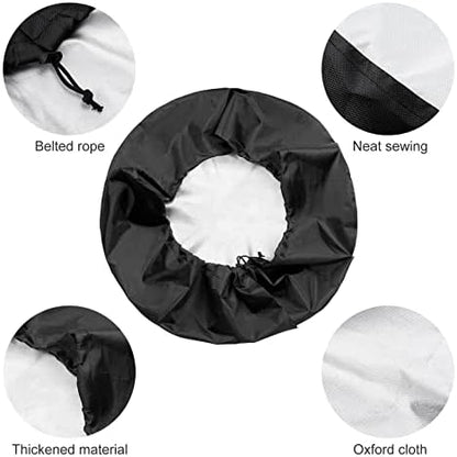 Ocean Wave Coconut Trees Spare Tire Cover Dust-Proof Wheel Tire Cover Fit - Image 5