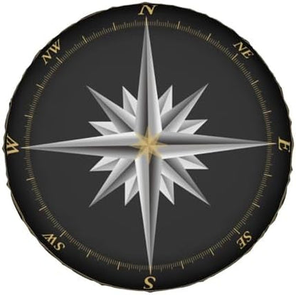 Marine Compass Nautical Spare Tire Cover Camper Tire Wheel Covers Weatherproof - Image 7