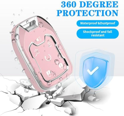 for Chevy GMC Key Fob Cover 6 Buttons Key Case 2016-2025 - Image 5