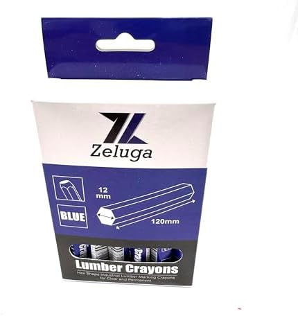 Zeluga 4.7in. x 0.47in. Hex Shape Industrial Lumber Marking Crayons - Image 4