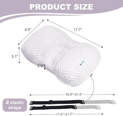 Adjustable Neck Pillow for Recliner, Headrest Pillow for Chair & Couch Support - Image 3