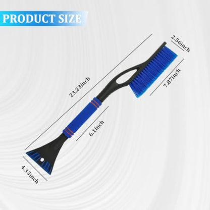 Car Snow Brush and Ice Scraper, Vehicle Windshield Scraper Deicer - Image 2