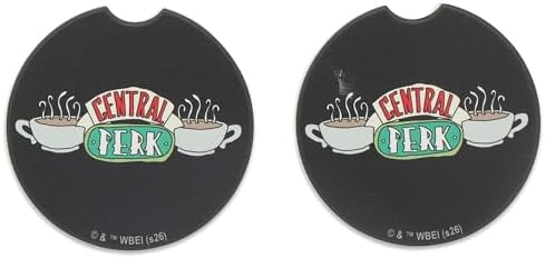 Friends the TV Series Central Perk Ceramic Car Coasters - Image 2