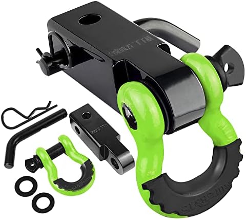 AUTOBOTS Tow Hitch Receiver 2" Shackle Hitch Receiver Green by AUTOBOTS