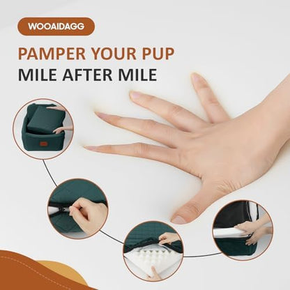 WOOAIDAGG Dog Car Seat for Medium Dogs, Pet Travel Bed - Image 3