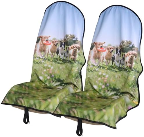 Car Seat Cover Protector Front Seats, by LoyaGour