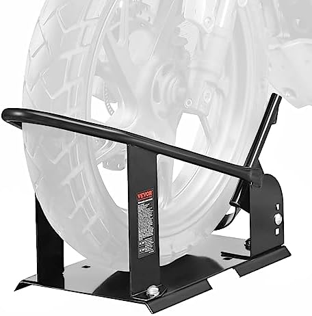 VEVOR Motorcycle Wheel Chock, Max. 1800 lbs Heavy Duty Motorcycle Stand by VEVOR