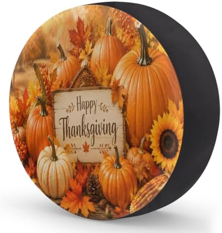 Thanksgiving Spare Tire Cover Waterproof Dust-Proof Spare Wheel Covers - Image 2