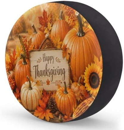 Thanksgiving Spare Tire Cover Waterproof Dust-Proof Spare Wheel Covers - Image 2