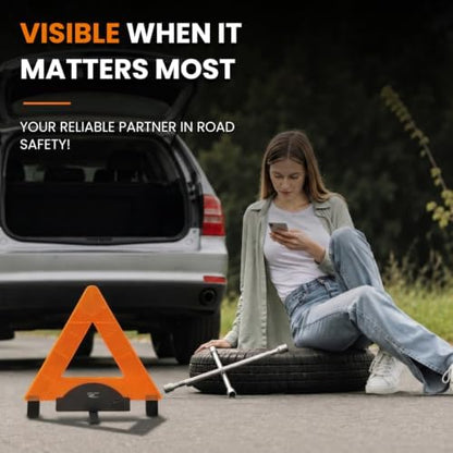 Lumen Wand Reflective Warning Triangle - Image 2