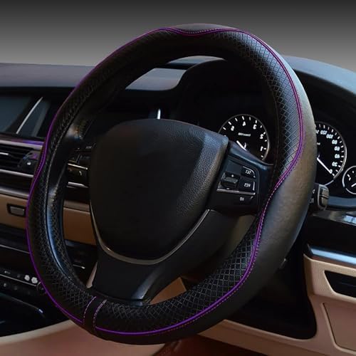 ESEWALAS Universal Car Steering Wheel Cover, Anti-Slip Leather Steering Wheel by Reswish