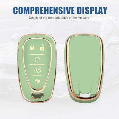 for Chevy Key Fob Cover, 5 Buttons TPU Key Cover - Image 4