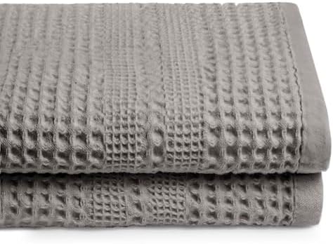 GILDEN TREE Waffle Towels for Bathroom, 100% Cotton Quick Dry Towel, Waffle by GildenTree